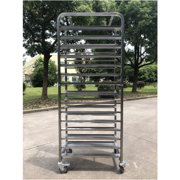 Flatpack Rack – 15 Shelves Stainless Steel