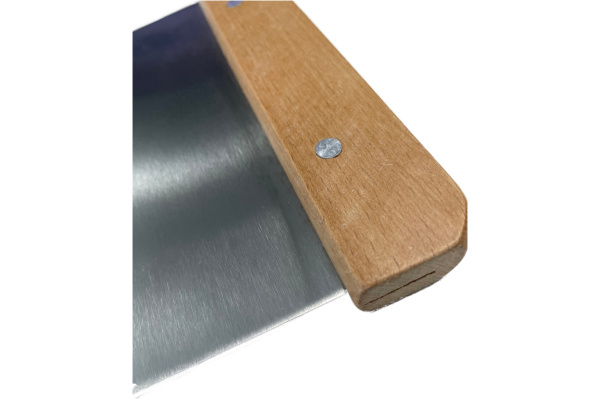 Stainless-Steel Bench Scraper with wooden handle